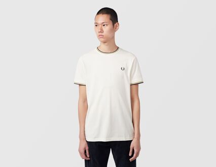 Fred Perry Twin Tipped Ringer T-Shirt, wit - M