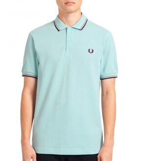 Fred Perry Twin Tipped Shirt - Blauw - Heren - maat  L