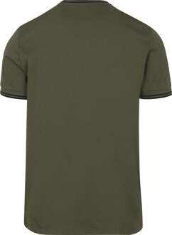 Fred Perry Twin Tipped T-Shirt Fred Perry , Green , Heren - L,M