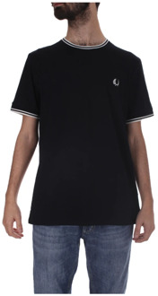 Fred Perry Twin Tipped  T-shirt - Mannen - grijs/zwart