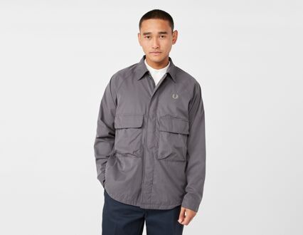 Fred Perry Utility Overshirt, Grey - S
