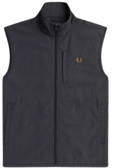 Fred Perry Vests Fred Perry , Black , Heren - Xl,L,M,S