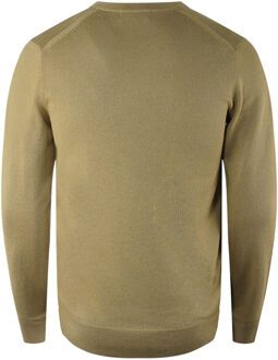 Fred Perry Warm Stone Beige V-Neck  Jumper