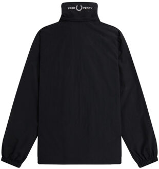 Fred Perry zwarte jas met patchzak en ritssluiting