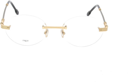 Fred Stijlvolle Eyewear met 53mm Lensbreedte Fred , Yellow , Unisex - ONE Size