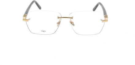 Fred Stijlvolle Eyewear met 60mm Lens Fred , Yellow , Unisex - ONE Size