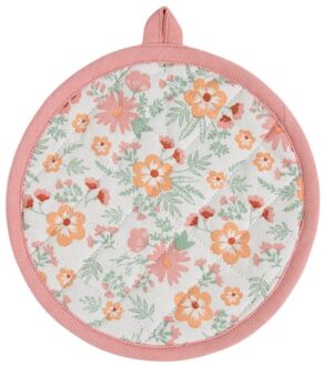 Freddie Pannenlap Onderzetter Rond Roze 20 Cm