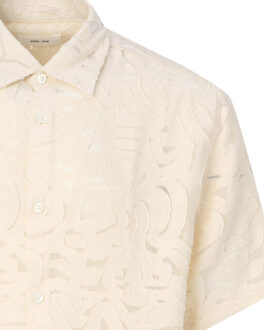 Freddy casual overhemd met korte mouwen Beige - XL