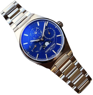 Frederique Constant Highlife Perpetual kalender Fabricage Moon Phate Blue Dial Full Steel Bracelet 775N4Nh6B Frederique Constant , Blue , Heren - ONE Size