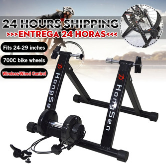 Free Indoor Exercise Bicycle Trainer 6 Levels Home Bike Trainer MTB Road Bike Cycling Training Roller Bicycle Rack Holder Stand