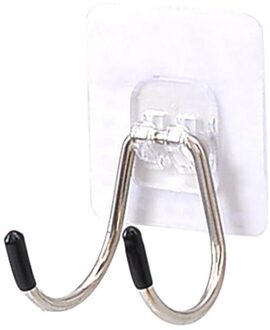 Free Punching Hook Strong Adhesive Stickers Wall Kitchen Load-bearing Wall Without Traces Sticky Hooks 01