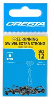 Free Running Swivel Extra Strong - Maat 12 - Zilver