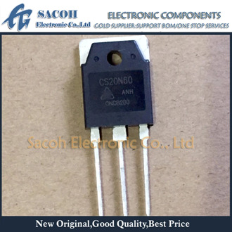 Free Shipping 10Pcs CS20N60 CS20N65 20N60 TO-3P 20A 600V Power MOSFET Transistor