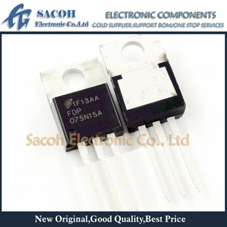 Free Shipping 10Pcs FDP075N15A or FDB075N15A 075N15A TO-220/263 130A 150V N-Channel MOSFET