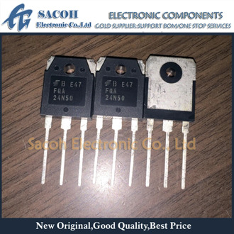 Free Shipping 10Pcs FQA24N50 FQA24N50F or FDA24N50 FDA24N50F or FHA24N50 24N50 TO-3P 24A 500V Power MOSFET transistor