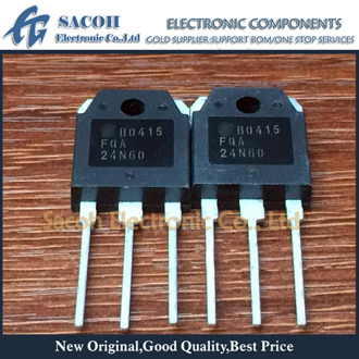 Free Shipping 10Pcs FQA24N60 or FQA26N30 or FQA27N25 or FQA28N15 TO-3PN 24A 600V N-channel Power MOSFET