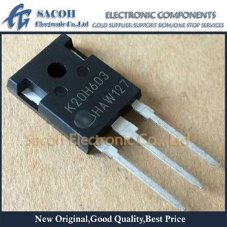 Free Shipping 10Pcs IKW20N60H3 K20H603 IGW20N60H3 G20H603 TO-247 20A 600V Power IGBT Transistor