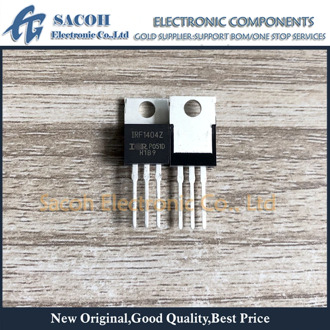 Free Shipping 10Pcs IRF1404 F1404 or IRF1404Z F1404Z TO-220 162A 40V Power MOSFET Transistor