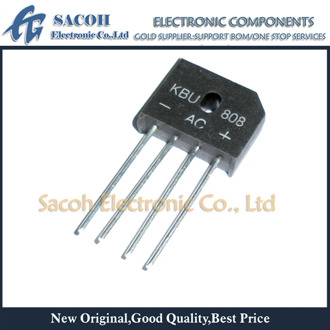 Free Shipping 10Pcs KBU808 or KBU810 or KBU807 or KBU806 or KBU805 or KBU804 KBU803 KBU802 KBU801 DIP-4 8A 800V Bridge Rectifier