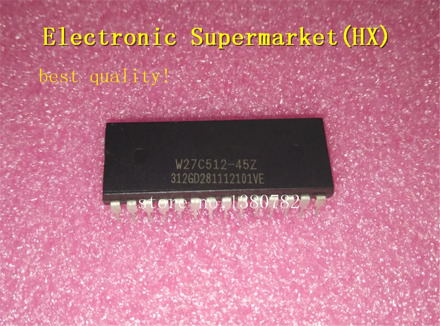 Free Shipping 10pcs/lots W27C512-45Z W27C512 DIP-28 New original IC In stock!