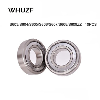 Free shipping 10pcs Stainless Steel bearing S603 S604 S605 S606 S607 S608 S609zz