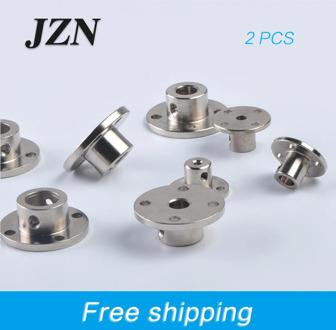 Free shipping ( 2 PCS ) Rigid Flange Coupling Motor Guide Shaft Coupler Motor Connector 3/4/5/6/7/8/10mm