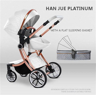 Free Shipping 2020 New 2 in 1 Baby Stroller High Landscape Carriage double-sided newborn car Similar to Aulon babyfond pram