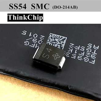 Free shipping 50 PCS / lot SS54 SMC (DO-214A) BSchottky diode 5A 40V