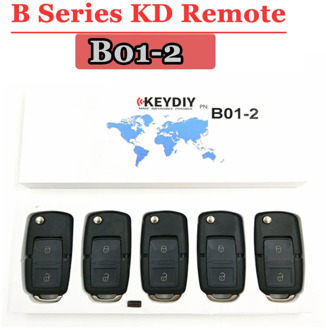 Free Shipping (5Pcs/Lot) B01 2 Button Kd900 Remote for Vw Style Remote For KD900(KD200) Machine