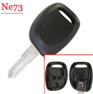 Free shipping (5pcs/lot)replacement Transponder Key Blank case With NE73 Blade For Renault Cilo