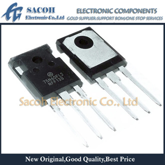 Free Shipping 5Pcs NGTB75N60FL2WG 75N60FL2 75N60 or NGTB75N65FL2WAG 75N65FL2 TO-247 75A 600V N-ch IGBT Transistor