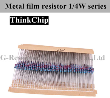Free shipping 600 Pcs / lot 1/4W 1% 20PCS 30Values Metal Film Resistor Assortment Kit Set pack electronic diy kit resistor