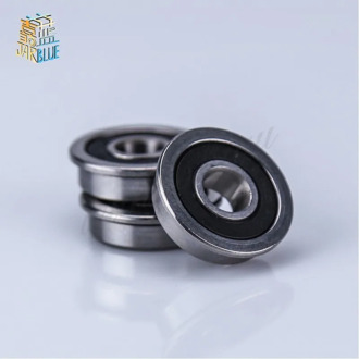 Free Shipping 8x16x5mm F688-2RS Bearing 10PCS ABEC-1 Miniature Flanged F688RS Ball Bearings LF-1680DD