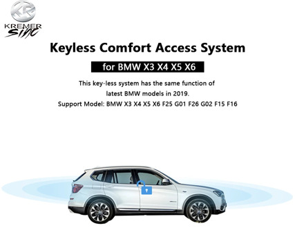Free Shipping aftermarket Keyless Comfort Access for B M W X3 X4 X5 X6 F25 G01 F26 G02 F15 F16