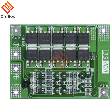 Free Shipping BMS 3S 4S 6S 8A 25A 30A 40A 60A 18650 Li-ion Lithium Battery Charger Protection Board Balance Enhance Version