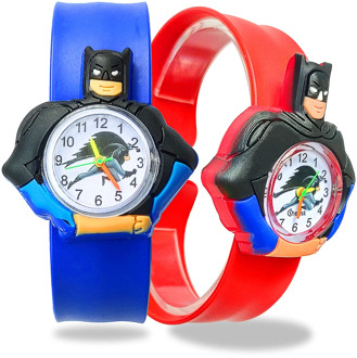 Free Shipping Cartoon Batman Watch Children Boys Watches Kids Gift for 1-9 Years Old Child Quartz Watch Clock Saat Montre Enfant