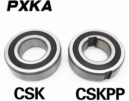 Free shipping deep groove ball one-way bearing without groove CSK8 CSK10 CSK12 CSK15 CSK17 CSK20 CSK25 CSK30 CSK35 CSK40PP