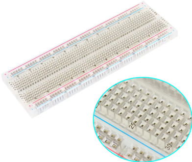 Free shipping ! Hi-Q 400 / 830 holes transparent breadboard test board for Ardudino DIY projects