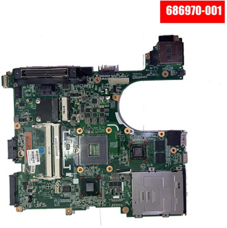 Free Shipping original 686970-001 Main board For HP Elitebook 8570P Laptop Motherboard DDR3 with graphics card full test