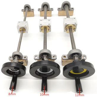 Free Shipping T8 Lead Screw Set With Hand Wheel Trapezoidal screw rod