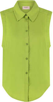 Freebird Babs blouse bright green Groen - XL