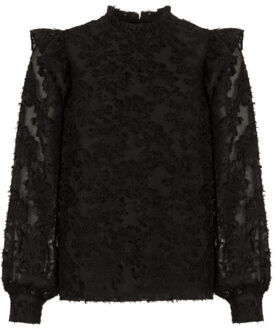 Freebird Blouse bambie wv-soft-hairy-25-3 Zwart - M