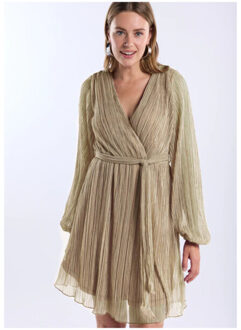 Freebird Dress dalena ls Goud - M