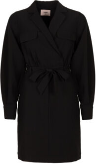 Freebird Dress doraline wv-vis-heavy-25-3 Zwart - M