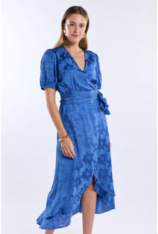 Freebird Jurk blossom layer f-w Blauw