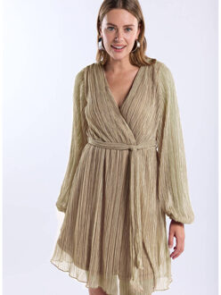 Freebird Jurk dalena ls f-jer-p Goud - XL