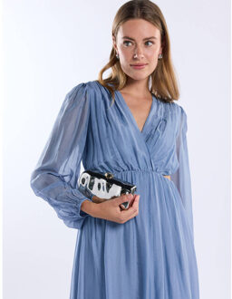 Freebird Jurk diola f-wv-silk Blauw - M
