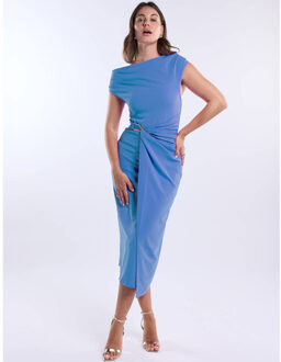 Freebird Jurk donne f-jer-pes Blauw - L