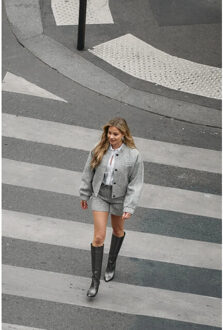 Freebird Plume short Zilver - M