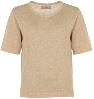 Freebird Pull kailey ss - maat L Beige